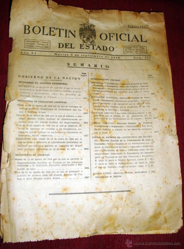 boletin oficial del estado