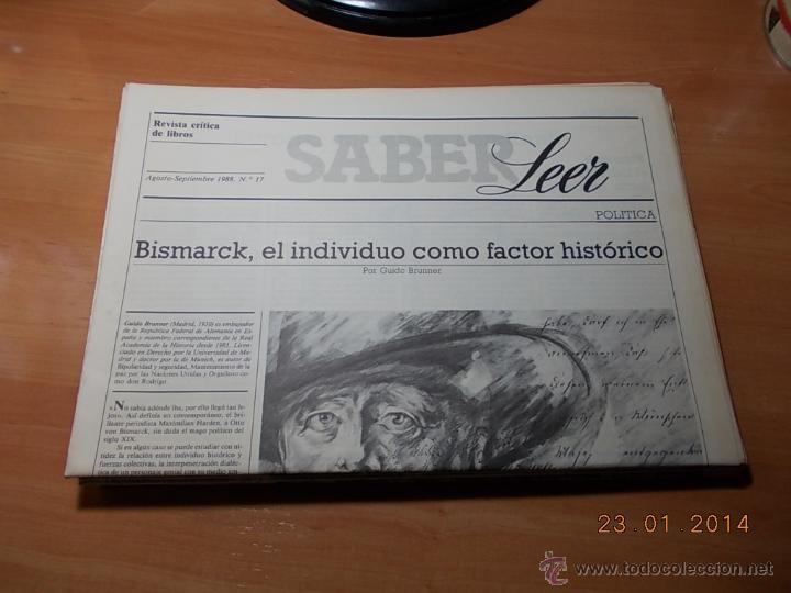 Collezionismo di Riviste e Giornali: SABER Leer. Revista Cr&iacute;tica de Libros.