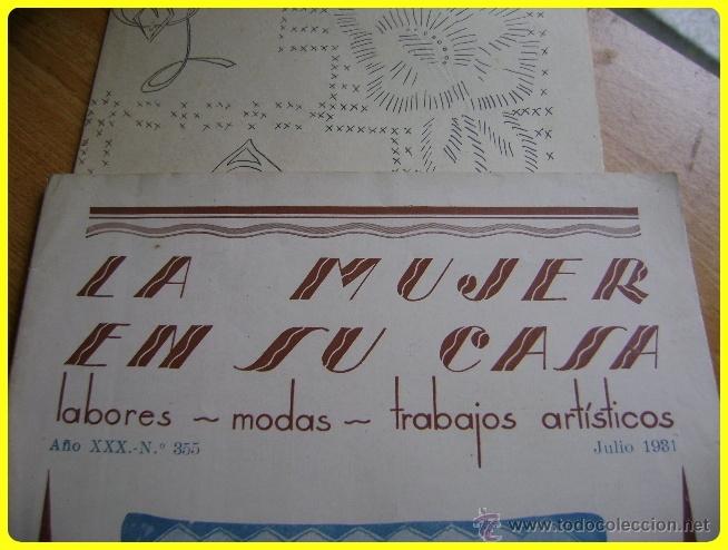 Collezionismo di Riviste e Giornali: Revista La mujer en su casa, 1931 julio, n&uacute;mero 355