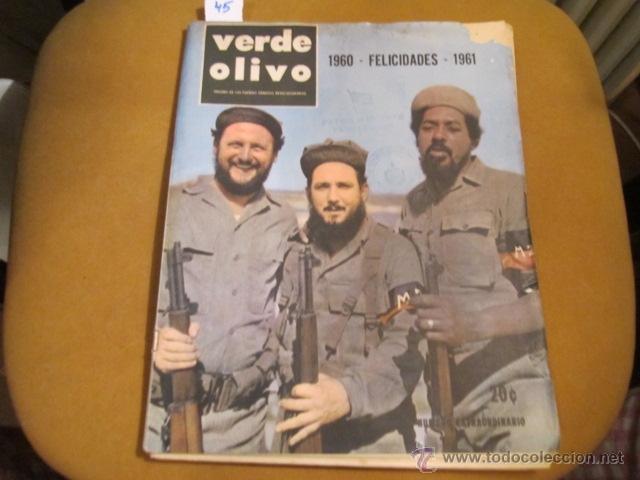 Collection Magazines and Newspapers: N&ordm; EXTRAORDINARIO VERDE OLIVO 1960-FELICIDADES-1961 (La Habana, 31 de dic de 1960)