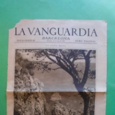 Coleccionismo de Revistas y Periódicos: LA VANGUARDIA 14/06/1931 MACIÁ LLORET DE MAR BLANES - C.N. BARCELONA CLUB DE MAR CHEVROLET 6. Lote 41369047