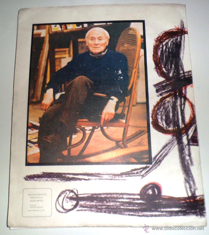 Coleccionismo de Revistas y Peri&oacute;dicos: ULTIMA HORA - NUMERO EXTRAORDINARIO DEDICADO A JOAN MIR&Oacute; (A&Ntilde;O 1978) VER FOTOS DETALLES. 38x30cms