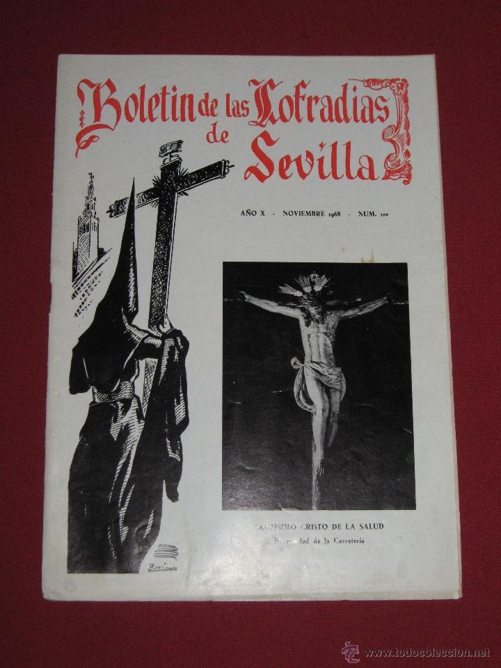 Colecionismo de Revistas e Jornais: BOLETIN DE LAS COFRADIAS DE SEVILLA - SEMANA SANTA - N&ordm; 110 - NOVIEMBRE 1968 - CARRETERIA