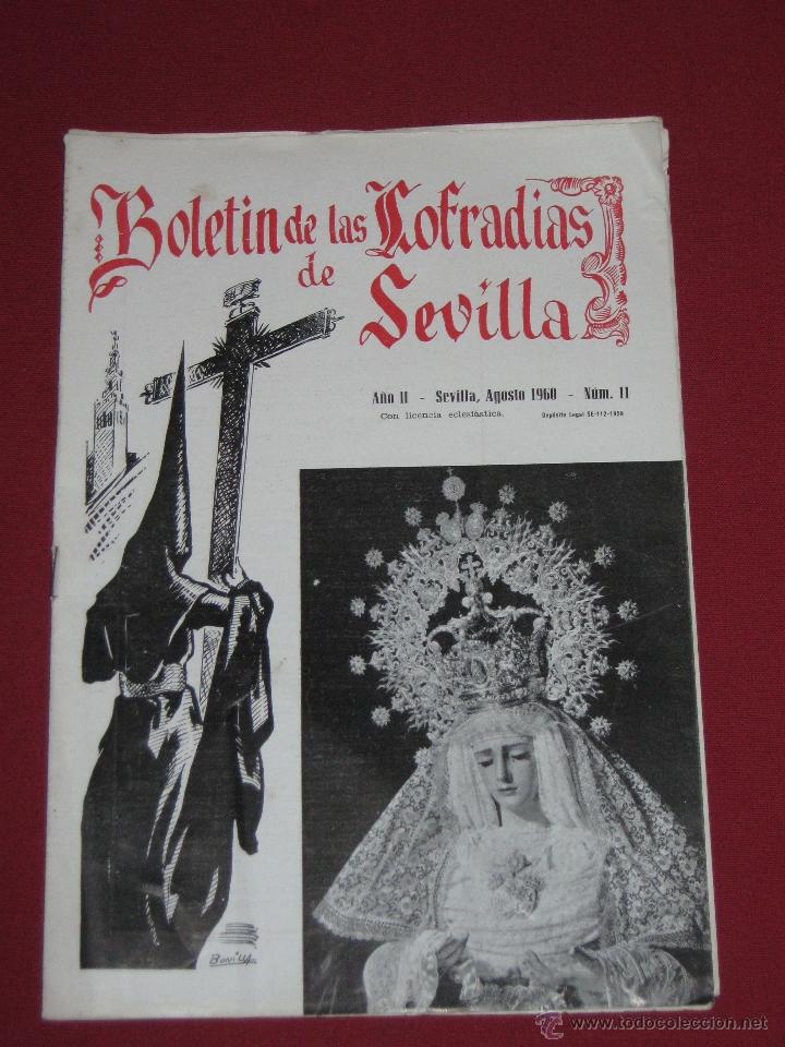 Coleccionismo de Revistas y Peri&oacute;dicos: BOLETIN COFRADIAS SEVILLA - SEMANA SANTA - N&ordm; 50 - NOVIEMBRE 1963 - NTRA SRA DOLORES - SANTA CRUZ