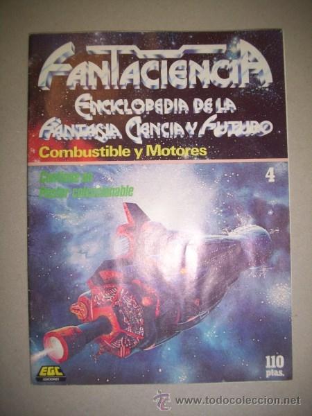 Colecionismo de Revistas e Jornais: FANTACIENCIA : Enciclopedia de la Fantas&iacute;a (...). Combustibles y motores. N&ordm; 4