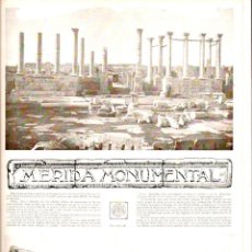 Coleccionismo de Revistas y Periódicos: REVISTA MUNDIAL RARA AÑO 1922 AÑO 1 Nº 2 MERIDA MONUMENTAL HARO ROMERIA DE SAN FELICES