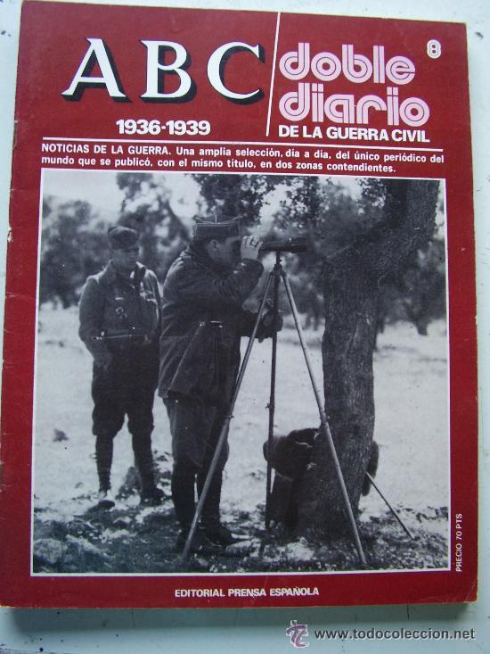 Coleccionismo de Revistas y Peri&oacute;dicos: ABC , DOBLE DIARIO DE LA GUERRA CIVIL . N&ordm; 8