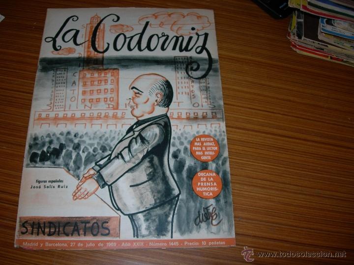 Coleccionismo de Revistas y Peri&oacute;dicos: LA CODORNIZ N&ordm; 1445
