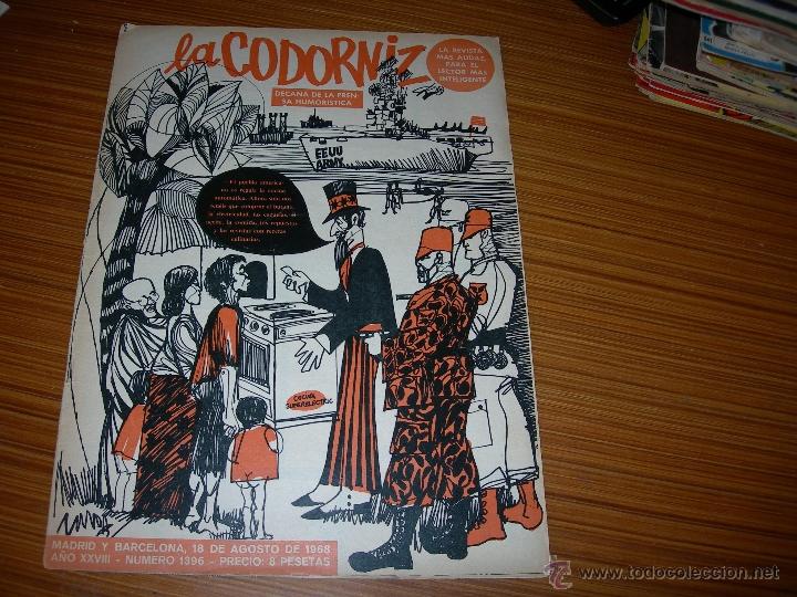 Coleccionismo de Revistas y Peri&oacute;dicos: LA CODORNIZ N&ordm; 1396