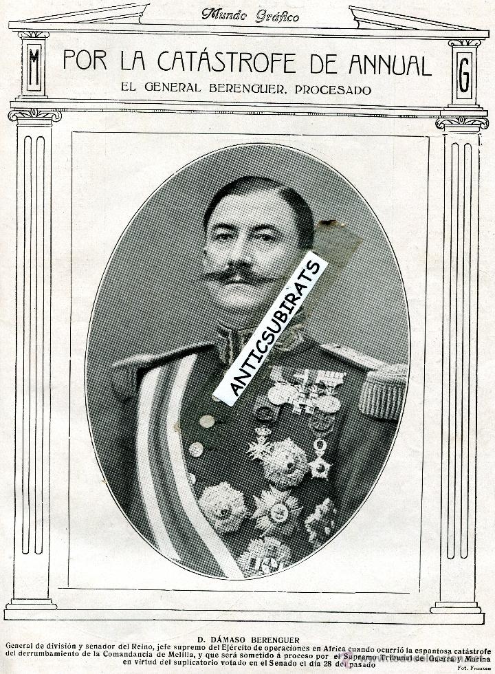 Collection Magazines and Newspapers: REVISTA A&Ntilde;O 1923 DAMASO BERENGUER PROCESADO ERUPCION DEL ETNA ENTIERRO EN MELILLA DRIS-BEN-SAID