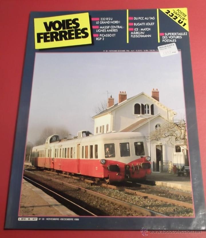 Coleccionismo de Revistas y Peri&oacute;dicos: VOIES FERREES N&ordm; 38 NOV. DIC. 1986 REVISTA TRENES FERROCARRILES MAQUINA VAG&Oacute;N V&Iacute;A