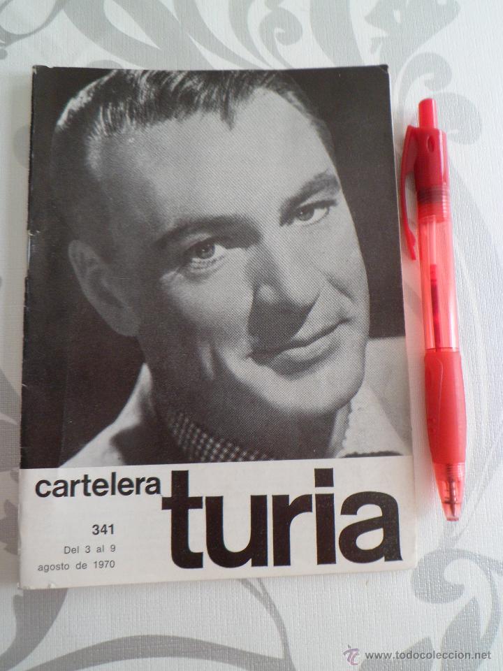 Coleccionismo de Revistas y Peri&oacute;dicos: Cartelera Turia - GARY COOPER - 1970