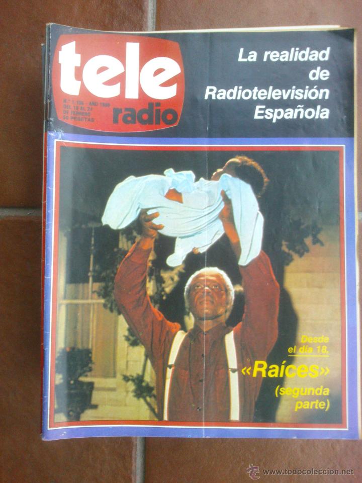 Collectionnisme de Revues et Journaux: REVISTA TELERADIO. RAICES . Semanal de TVE - RNE. N&ordm;1156..A&Ntilde;O;1980.