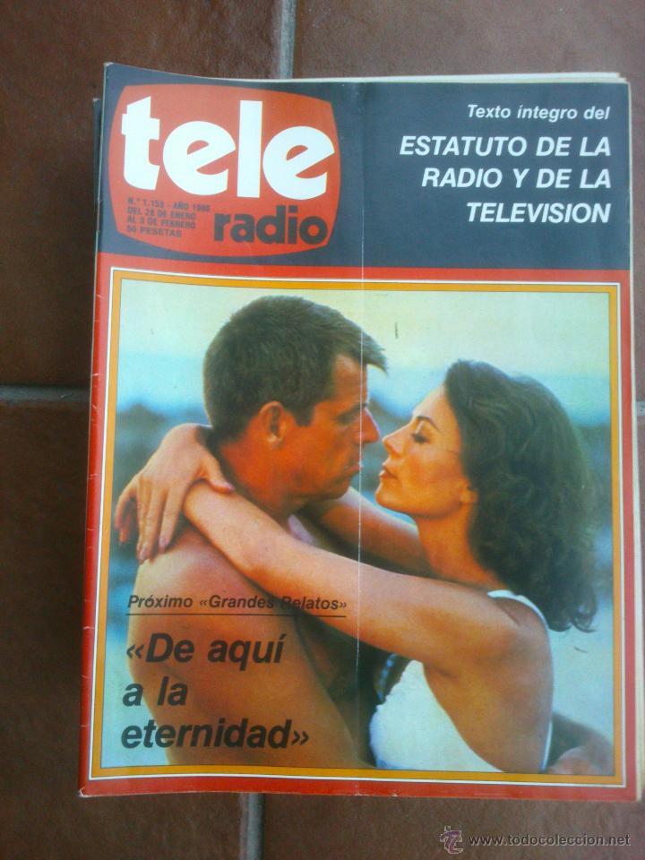 Collectionnisme de Revues et Journaux: REVISTA TELERADIO. DE AQUI A LA ETERNIDAD . Semanal de TVE - RNE. N&ordm;153..A&Ntilde;O;1980.
