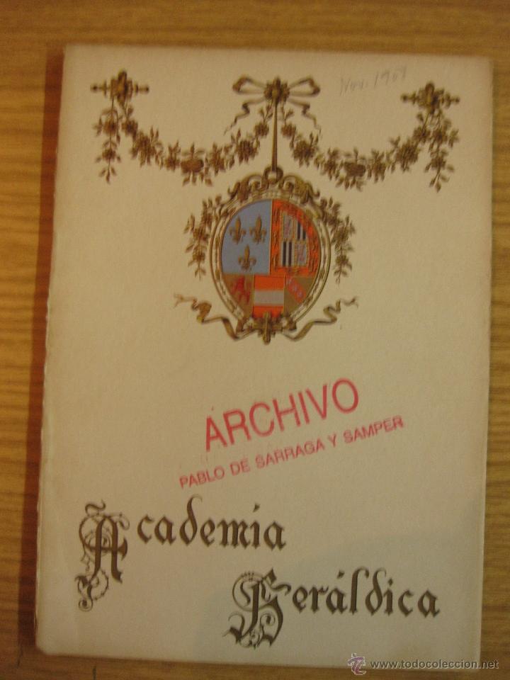 Collection Magazines and Newspapers: ACADEMIA HERALDICA. TOMO III- NOVIEMBRE 1908.