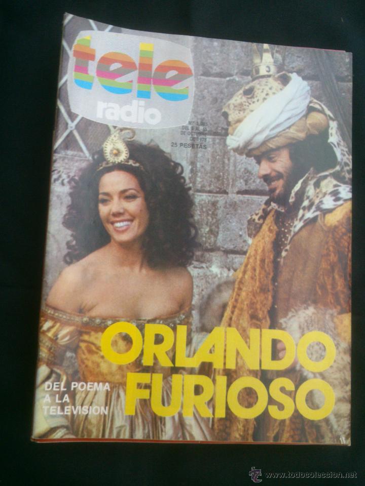 Coleccionismo de Revistas y Peri&oacute;dicos: REVISTA TELERADIO .ORLANDO FURIOSO--LESLIE CARON--LUISA FER . Semanal de TVE - RNE. N&ordm;1085.A&Ntilde;O;1978.