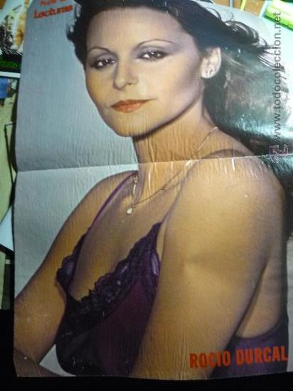 Coleccionismo de Revistas y Peri&oacute;dicos: POSTER CENTRAL REVISTA LECTURAS CANTANTE ROCIO DURCAL