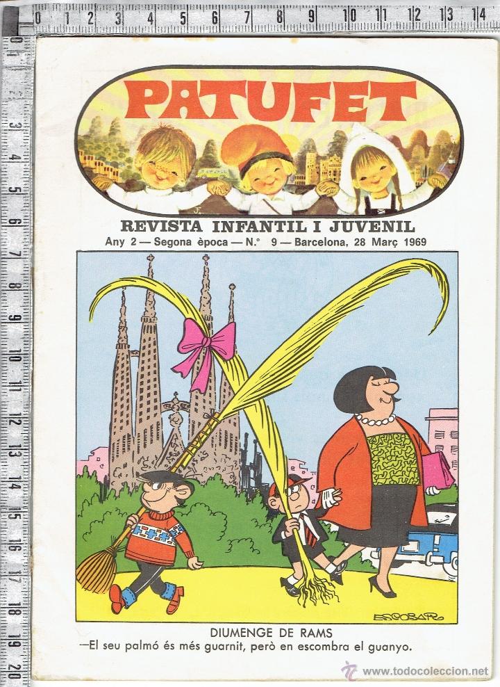 Collectionnisme de Revues et Journaux: REVISTA INFANTIL JUVENIL PATUFET-A&Ntilde;O 2 SEGUNDA EPOCA N&ordm;9-1969.