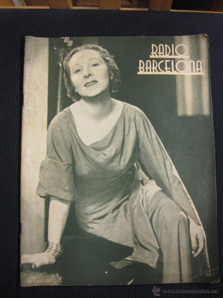 Coleccionismo de revistas y peri&oacute;dicos: REVISTA. RADIO BARCELONA. 3-AGOSTO-1935. RIMSKI KORSAKOF, VICEN&Ccedil; ALBARRACH EL PINTOR DEL VALL&Egrave;S,....