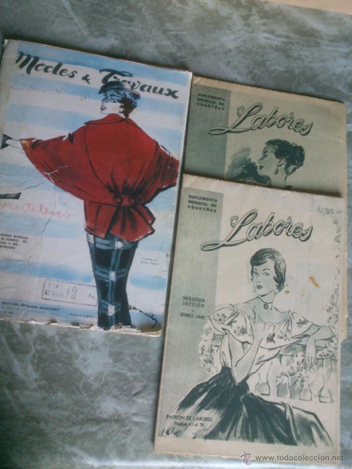 Colecionismo de Revistas e Jornais: REVISTA LABORES MODES TRAVAUX .A&Ntilde;O;1951.CONTIENE BUENA PUBLICIDAD