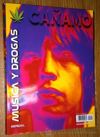 Coleccionismo de revistas y peri&oacute;dicos: Revista C&aacute;&ntilde;amo, Especial M&uacute;sica y Drogas por Mois&eacute;s L&oacute;pez en Barcelona 2004