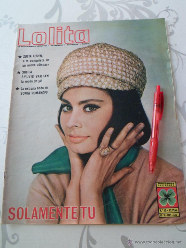 Coleccionismo de Revistas y Peri&oacute;dicos: SOFIA LOREN ... en la revista LOLITA 1965