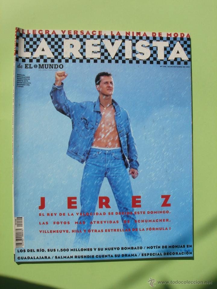 Coleccionismo de Revistas y Peri&oacute;dicos: LA REVISTA DE EL MUNDO N&ordm; 106, OCTUBRE 1997 DOMINICAL. FORMULA 1 JEREZ, MARLENE DIETRICH, RUSHDIE...