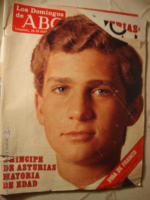 Coleccionismo de revistas y peri&oacute;dicos: REVISTA ABC PORTADA PRINCIPE FELIPE