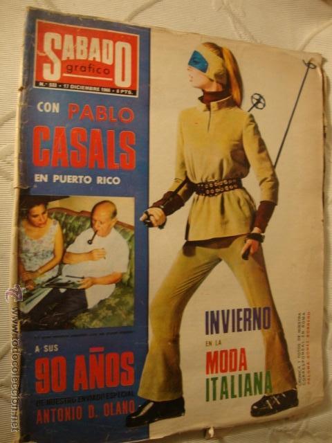 Collezionismo di Riviste e Giornali: REVISTA SABADO GRAFICO PABLO CASALS