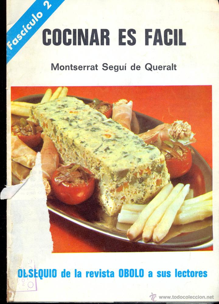 Collectionnisme de Revues et Journaux: COCINAR ES FACIL - Fasc&iacute;culo 2 - Montserrat Segui de Queralt
