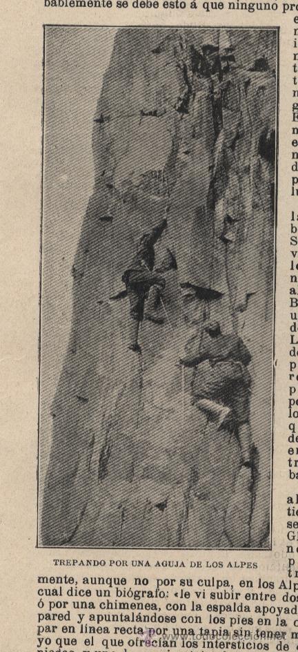 Coleccionismo de revistas y peri&oacute;dicos: * MONTA&Ntilde;ISMO * El deporte de subir monta&ntilde;as: horrores y placeres del alpinismo - 1903