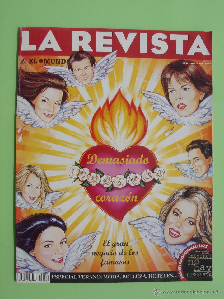 Coleccionismo de revistas y peri&oacute;dicos: LA REVISTA DE EL MUNDO N&ordm; 87, JULIO DE 1997. FABIO CAPELLO, JON BON JOVI, ETC. VER FOTOS