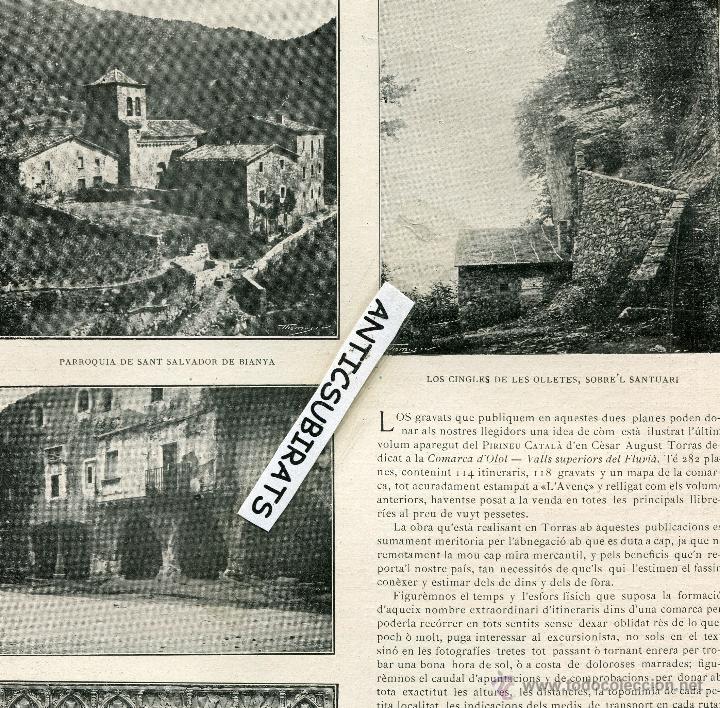 Collection Magazines and Newspapers: REVISTA ANY 1910 SANT SALVADOR DE BIANYA SANTA PAU SANTUARI DE CABRERA PUIGPARDINES MIQUEL D' EN BAS