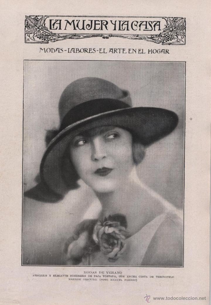 Collection Magazines and Newspapers: * MODA FEMENINA * Sombrero, vestidos Jean Magnin, Cyber y Jenny - 1926