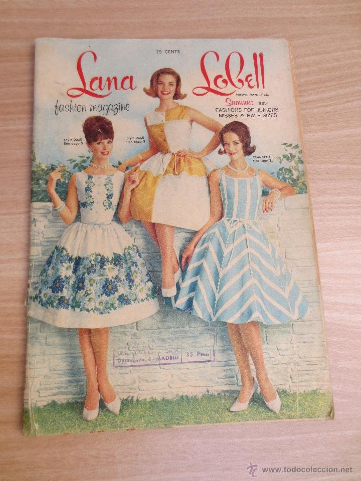 de moda- lana lobell- años 50 ingles - Sold at Auction -