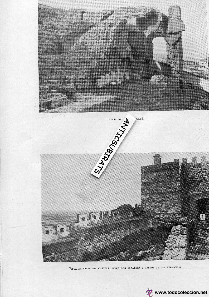 Colecionismo de Revistas e Jornais: REVISTA A&Ntilde;O 1908 FOTOS DE SAGUNTO LA QUINTA JOANA DE VALLVIDRERA COROLEU TEATRO ROMANO
