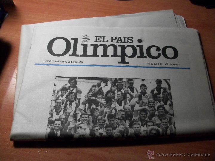 Coleccionismo de revistas y peri&oacute;dicos: El Pa&iacute;s Ol&iacute;mpico. Diario de Los Juegos de BARCELONA