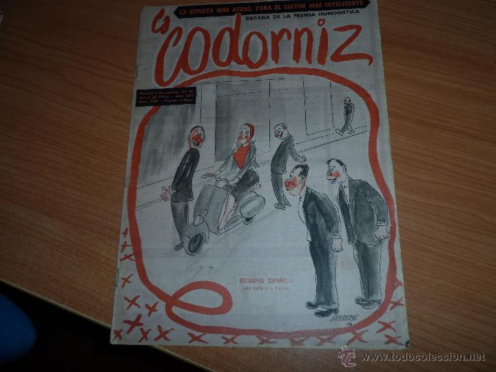 Coleccionismo de Revistas y Peri&oacute;dicos: LA CODORNIZ N&ordm; 740