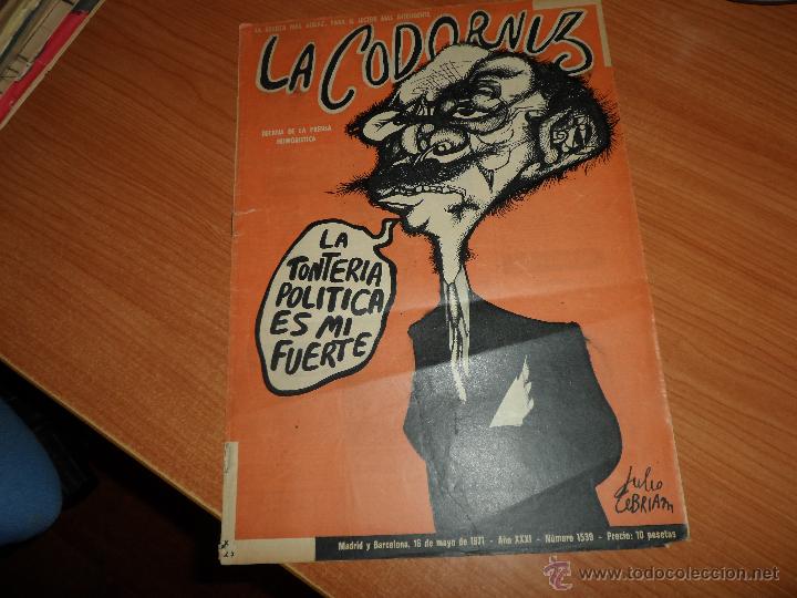 Coleccionismo de Revistas y Peri&oacute;dicos: LA CODORNIZ N&ordm; 1539