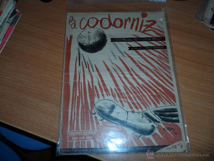 Coleccionismo de Revistas y Peri&oacute;dicos: LA CODORNIZ N&ordm; 838
