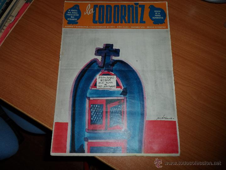 Coleccionismo de Revistas y Peri&oacute;dicos: LA CODORNIZ N&ordm; 1616