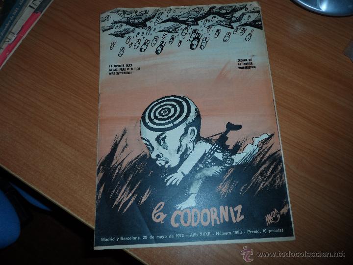 Coleccionismo de Revistas y Peri&oacute;dicos: LA CODORNIZ N&ordm; 1593