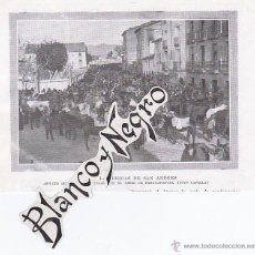 Coleccionismo de Revistas y Periódicos: RECORTE BLANCO Y NEGRO 1920 FERIA DE HUESCA