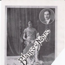 Coleccionismo de Revistas y Periódicos: RECORTE BLANCO Y NEGRO 1920 JAÉN REINA DE LAS FIESTAS