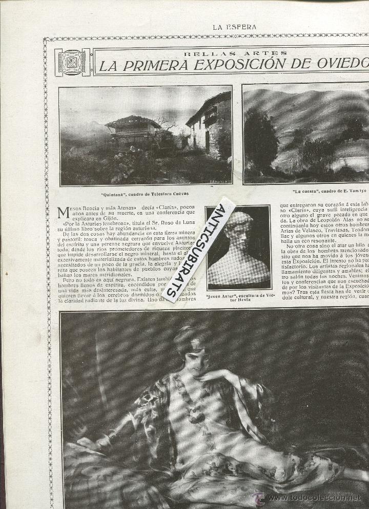 Coleccionismo de revistas y peri&oacute;dicos: REVISTA A&Ntilde;O 1916 PINTOR TELESFORO CUEVAS TAMAYO ARBOLEJA PI&Ntilde;OTE EVARISTO VALLE MARCELO FRESNO MONTES