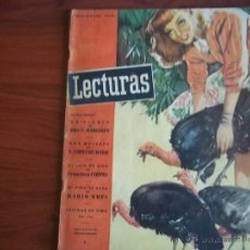 Coleccionismo de Revistas y Periódicos: LECTURAS - AÑO XXVI - NUM. 266- DICIEMBRE DEL AÑO 1946. Lote 42597253