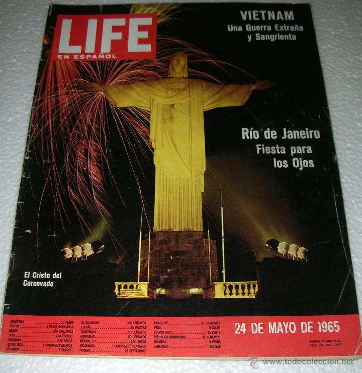 Coleccionismo de Revistas y Peri&oacute;dicos: REVISTA LIFE EN ESPA&Ntilde;OL - 24 de MAYO DE 1965 -