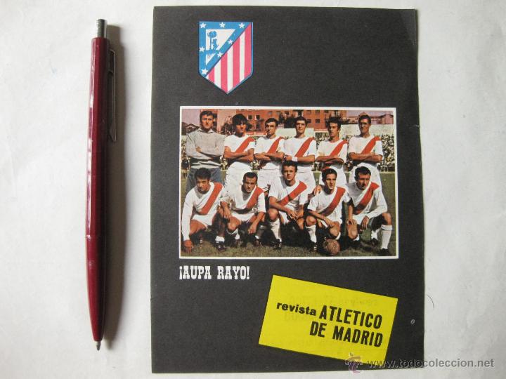 Collezionismo di Riviste e Giornali: PUBLICIDAD DE LA REVISTA ATLETICO DE MADRID - AUPA RAYO VALLECANO - A&Ntilde;OS 60