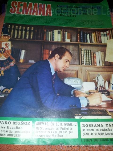 Coleccionismo de Revistas y Peri&oacute;dicos: REVISTA SEMANA NUMERO 1798. 3 AGOSTO 1974