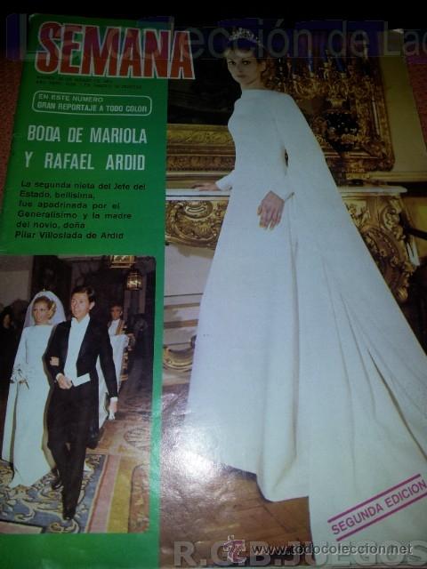 Coleccionismo de Revistas y Peri&oacute;dicos: REVISTA SEMANA NUMERO 1779. 23 MARZO 1974.